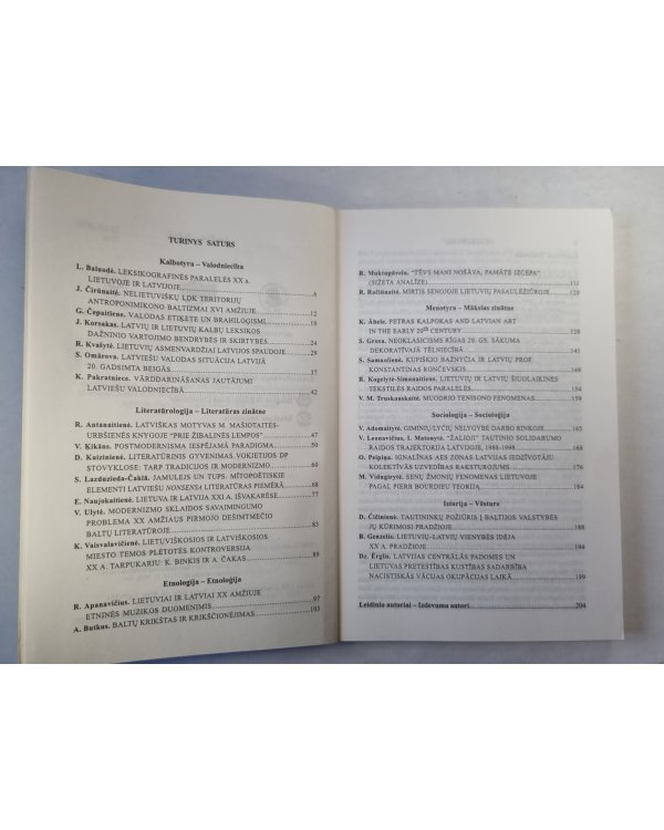Acta Baltica `99 (LAT/LIT)
