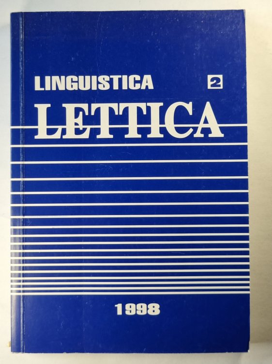 Linguistica LETTICA 2