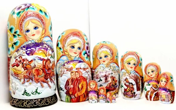 Матрешка Тройка 10м25
