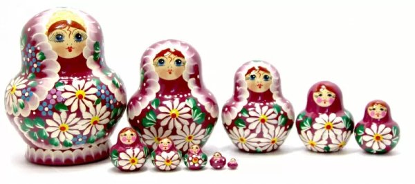 Матрешка ЛЦ Фиолетовая 10м13