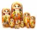 Матрешка Осень храм 10м25