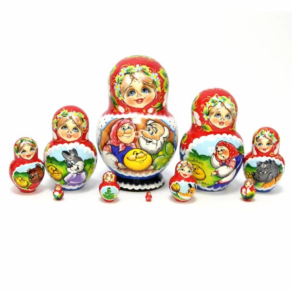 Матрешка Колобок 10м15