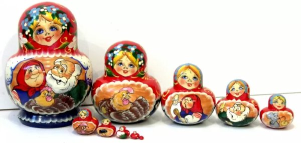 Матрешка Курочка Ряба 10м15
