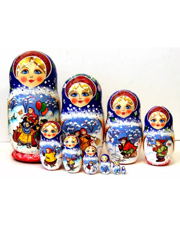 Матрешка Народные гулянья 10м25