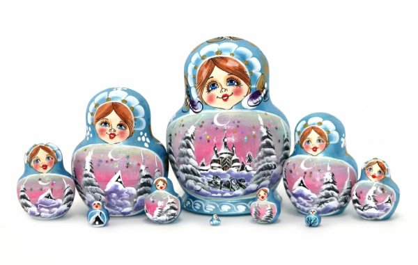 Матрешка Пейзаж 10м16