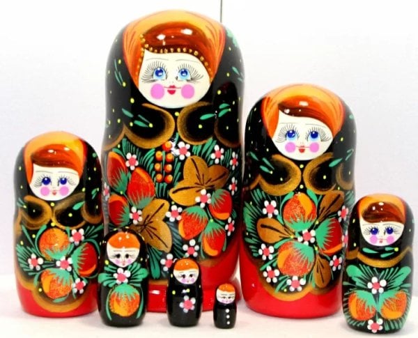 Матрешка Ягодка Н 7м21