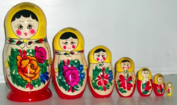 Матрешка Семеновская 7м 18см