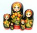 Матрешка Ягодка Хохлома ч. 5м 17см