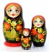 Матрешка Ягодка хохлома 3м10