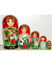 Матрешка Гуси-лебеди Т 5м17