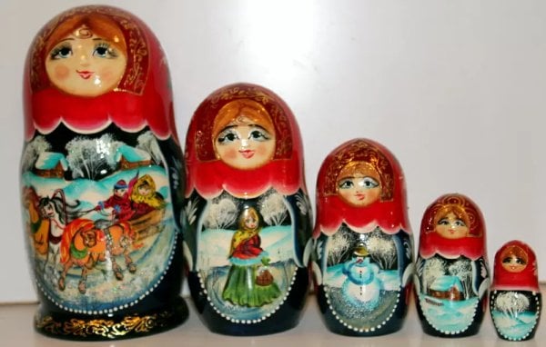 Матрешка Тройка Т 5м16