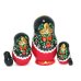 Матрешка Клубничка черная 5м9