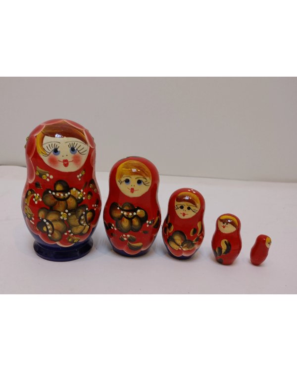 Матрешка Н. золотая 5м9