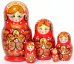 Матрешка Н. красная 5м9