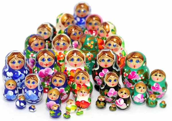 Матрешка Лена Мини 5м5