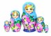 Матрешка Флора голуб.\син. 5м17