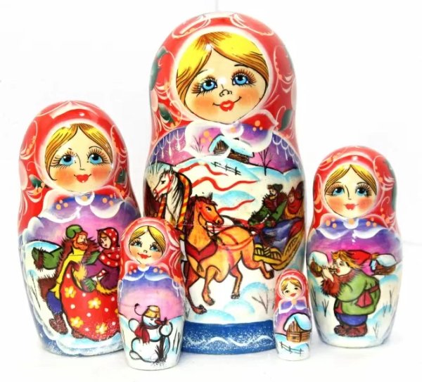 Матрешка Тройка 5м17
