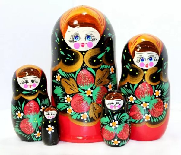 Матрешка Ягодка Н 5м17