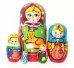 Матрешка Девочка с котом 5м14
