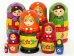 Матрешка Фартук с цветами 5м10