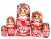 Матрешка Лена красная 5м17