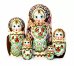 Матрешка Жжёнка зеленая 5м15