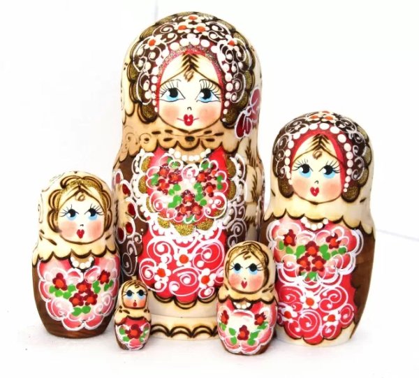 Матрешка Жжёнка красная 5м15