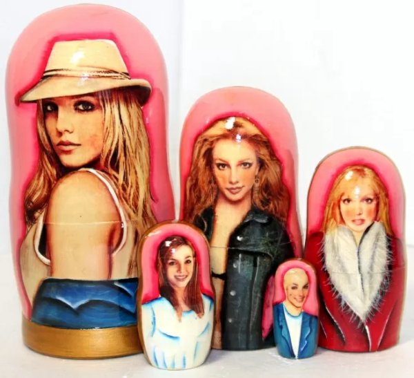 Матрешка Бритни 5м17 Матрешка Бритни 5м17