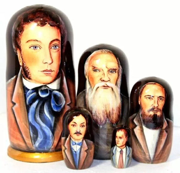 Матрешка Пушкин 5м17