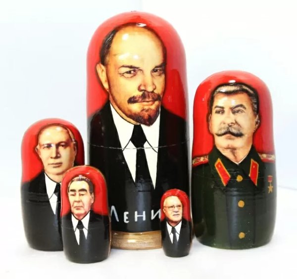 Матрешка Ленин 5м17