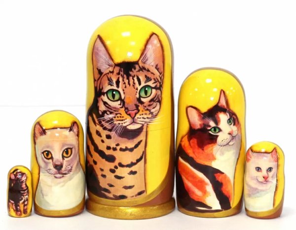 Матрешка Кошки 5м17