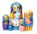 Матрешка Семья цветная 5м17