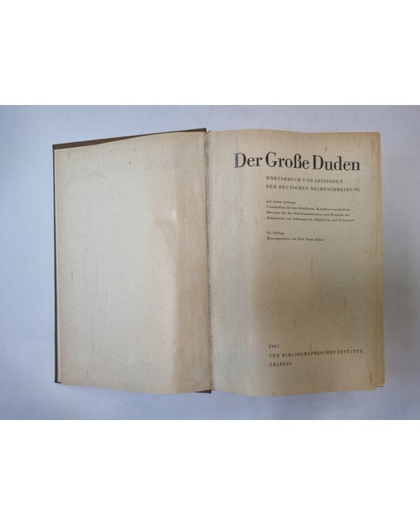Der Grobe Duden. Rechtschreibung