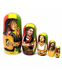 Матрешка Боб Марли 5м17