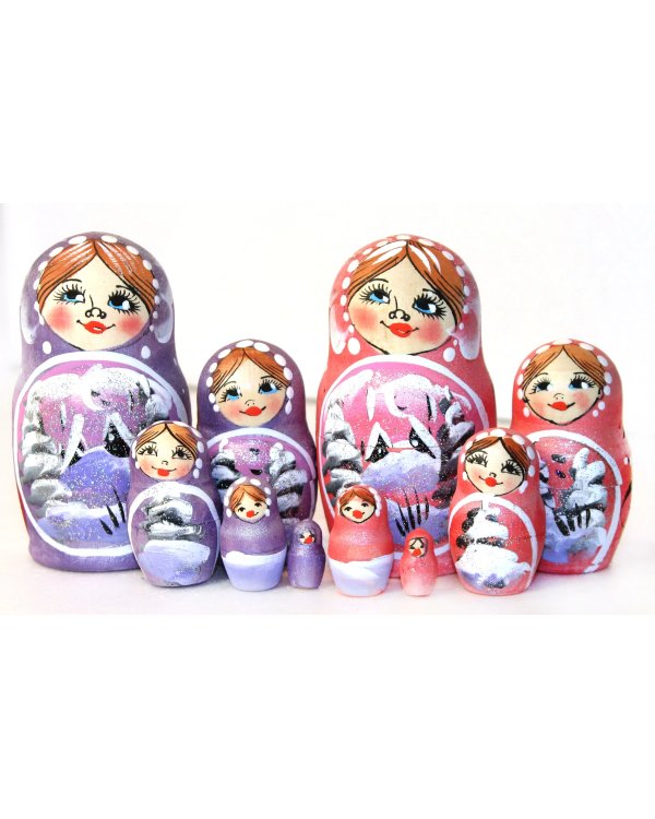 Матрешка Пейзаж 5м9