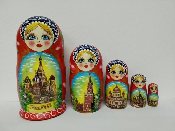 Матрешка Москва 5м 17см