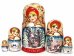 Матрешка Пейзаж аква кор. 5м14