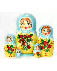 Матрешка Клубничка син. 5м9