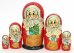 Матрешка Дед Мороз с мешком 5м17