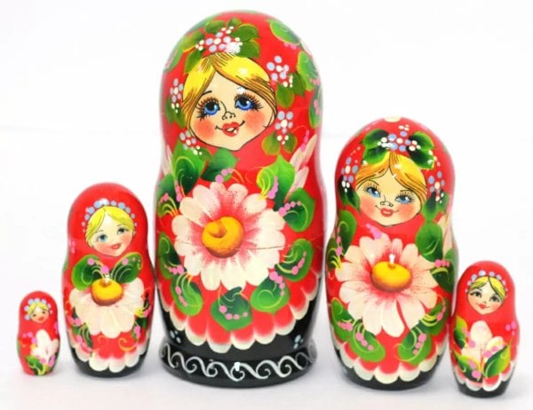 Матрешка Ромашка 5м17 см