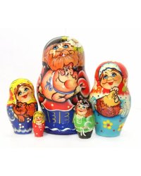Матрешка Деревенская семья (дед) 5м17