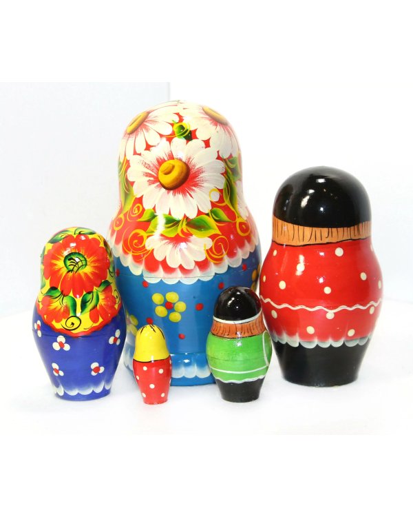 Матрешка Деревенская семья (бабка) 5м17