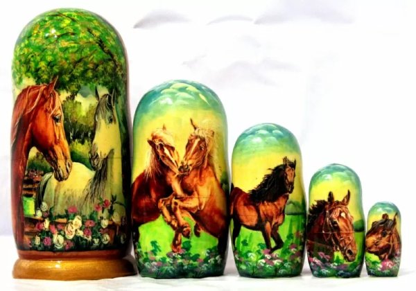 Матрешка Кони лето 5м17