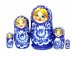 Матрешка Гжель 5м9