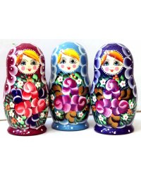 Матрешка Цветочки Ленины 5м15