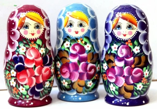 Матрешка Цветочки Ленины 5м15