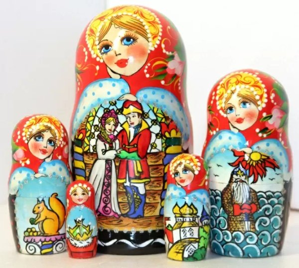 Матрешка Сказка о царе Салтане 5м18