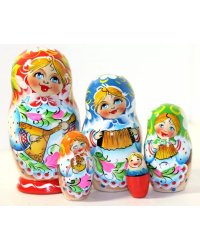 Матрешка Народные инструменты 5м15