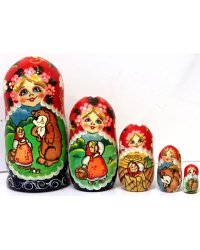 Матрешка Маша и медведь 5м17