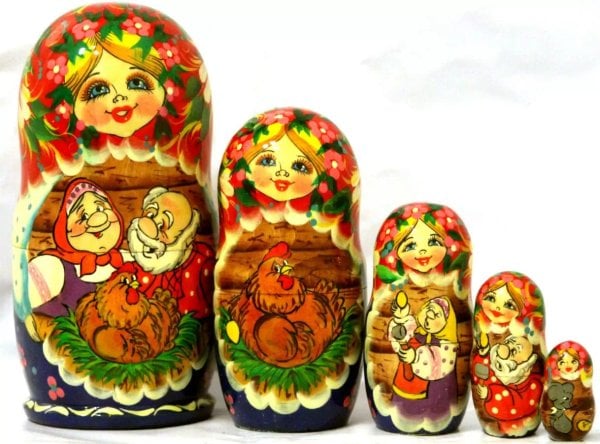Матрешка Курочка Ряба 5м17